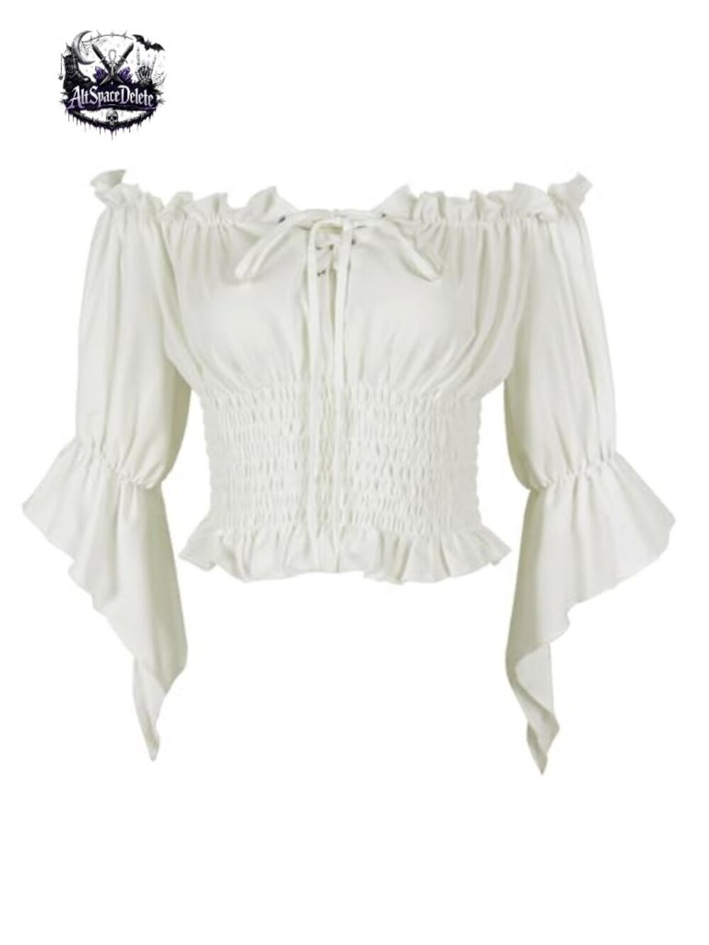Renaissance Peasant Blouse Off Shoulder Pirate Top